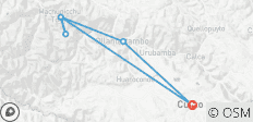  Trek sur le sentier des carrières de Cachicata jusqu\'au Machu Picchu 4 jours 3 nuits - 6 destinations 