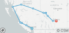 isla de Vancouver y Montañas Rocosas del norte