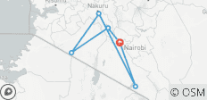  Circuit abordable de 6 jours au Kenya (avec nuit libre à l\'hôtel à Nairobi) - 6 destinations 