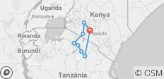  10 Dagen Kenia en Tanzania Avontuur - 8 bestemmingen 