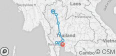  Schätze von Thailand 6 Tage - 9 Destinationen 