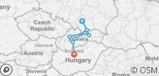  Krakau nach Budapest Abenteuerreise - 7 Destinationen 