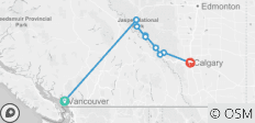  Canadian Rockies by Train (Vancouver, BC to Calgary, AB) (2024) - 4 destinations 