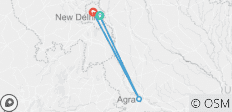  All Inclusive Privé Tour naar Agra vanuit Delhi, inclusief Taj Mahal en Agra Fort - 3 bestemmingen 
