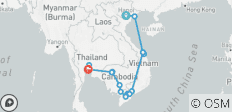  Höhepunkte aus Vietnam, Kambodscha &amp; Thailand - 19 Tage - 18 Destinationen 
