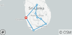  Sri Lanka Höhepunkte - 10 Tage - 15 Destinationen 