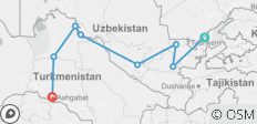  Het beste van Oezbekistan en Turkmenistan - 7 bestemmingen 