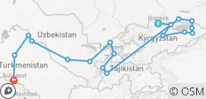  De Vijf Stan-Landen van de Zijderoute - 18 bestemmingen 