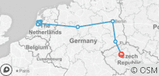  Amsterdam, Berlin and Prague - 5 destinations 
