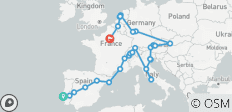 Contraste de Europa y París (61 destinos)