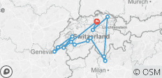  Schweizer Hauptstädte - 14 Destinationen 