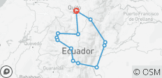  Ecuadoriaanse schatten Bucket List Tour - 13 bestemmingen 