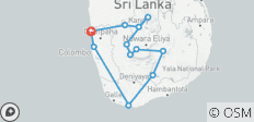  Une aventure différente et rafraîchissante 09 jours Sri Lanka [Confort \&quot;Hiver\&quot;] - 12 destinations 