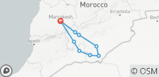  Marrakech To Erg Chigaga 3 days Desert Tour - 9 destinations 