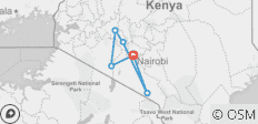  Der Zauber Kenias Safari Rundreise - 7 Tage - 6 Destinationen 