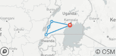  Uganda Primaten Safari - 5 Tage - 5 Destinationen 