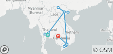  Un vistazo a Indochina en 15 días Tailandia - Vietnam - Camboya - 16 destinos 