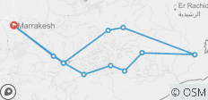  Woestijntocht 3 dagen 2 nachten vanuit Marrakech - 12 bestemmingen 