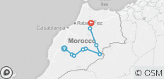  Tocht van Marrakech naar Fez via de Sahara woestijn - 9 bestemmingen 