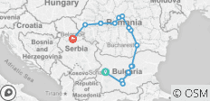  From Sofia to Belgrade - 16 destinations 