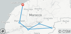  Grote zuidelijke rondreis door Marokko - 8 bestemmingen 