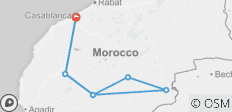  Private Grand South Tour of Morocco - 8 destinations 