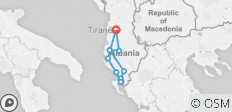  Albanië in 4 dagen (Zuiden) - 10 bestemmingen 