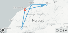  Marokko Kaiserstädte Luxus Rundreise - 6 Destinationen 