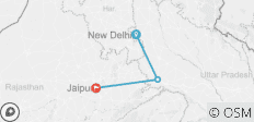  3 Tage Private Golden Triangle Tour (Delhi, Agra &amp; Jaipur) - 3 Destinationen 