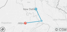  Circuit privé de 4 jours dans le Triangle d\'Or - Delhi, Agra et Jaipur - 3 destinations 