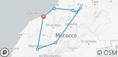  Keizerlijke Steden 6-daagse Tocht vanuit Casablanca - 8 bestemmingen 