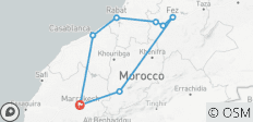  Königstädte Rundreise ab Marrakesch - 7 Tage - 8 Destinationen 