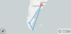  Ushuaia &amp; El Calafate - 5 Tage - 4 Destinationen 