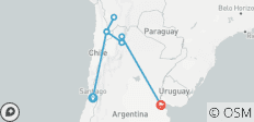  Erstaunliches Südamerika - 17 Tage - 7 Destinationen 