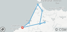  Circuit Maroc Nord + la Ville Bleue + Fès - 7 destinations 