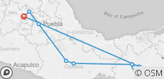  Mexiko Rundreise (10 Destinationen) - 10 Destinationen 
