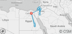  Alte Wunder: Israel, Jordanien und Ägypten Rundreise - 17 Destinationen 