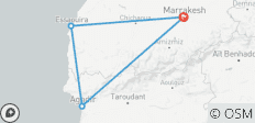  Circuit au Triangle d\'Or au Maroc - Incluant Astapor : (Game of Thrones) - 4 destinations 
