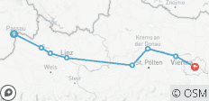  Passau to Vienna Cycling - 8 destinations 