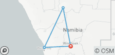  4-daagse Etosha Nationaal Park en Swakopmund (Logies) - 4 bestemmingen 