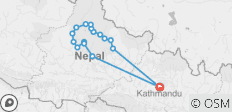  Annapurna Route Trekking Tour - 16 Destinationen 
