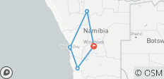  Sossusvlei, Swakopmund &amp; Etosha (Camping) - 7 Days - 5 destinations 