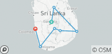  Wunderbare Sri Lanka Rundreise - 9 Tage, 8 Nächte - 7 Destinationen 