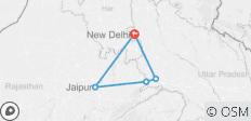 Gouden Driehoek Tour 6 Dagen - Beste Delhi Agra Jaipur Tour - 5 bestemmingen 