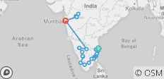  India Dravida with Aurangabad &amp; Mumbai Extension (Multi country) - 23 Destinationen 