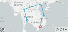  Landen van de glimlach Thailand &amp; Vietnam in 16 dagen - Bangkok / Chiang Mai / Hanoi / Halong Bay / Hoi An / Hue / Ho Chi Minh / Cai Be - 9 bestemmingen 