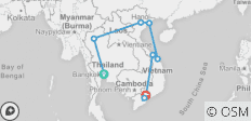  Lands of Smile Thailand &amp; Vietnam( Bangkok/ Chiang Mai/ Halong Bay/ Hue/ Hoi An) - 9 destinations 