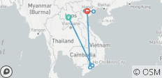  Erfgoedroute van Laos en Vietnam in 12 dagen - Luang Prabang / Ho Chi Minh / Cai Be / Hanoi / Halong Bay - 8 bestemmingen 