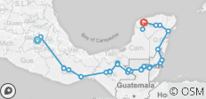  Kontraste in Mexiko + Erweiterung der Halbinsel Yucatan (Tag der Toten) - 28 Destinationen 