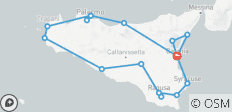  Paysages siciliens : Catane- Catane - 8 jours/7 nuits - 17 destinations 